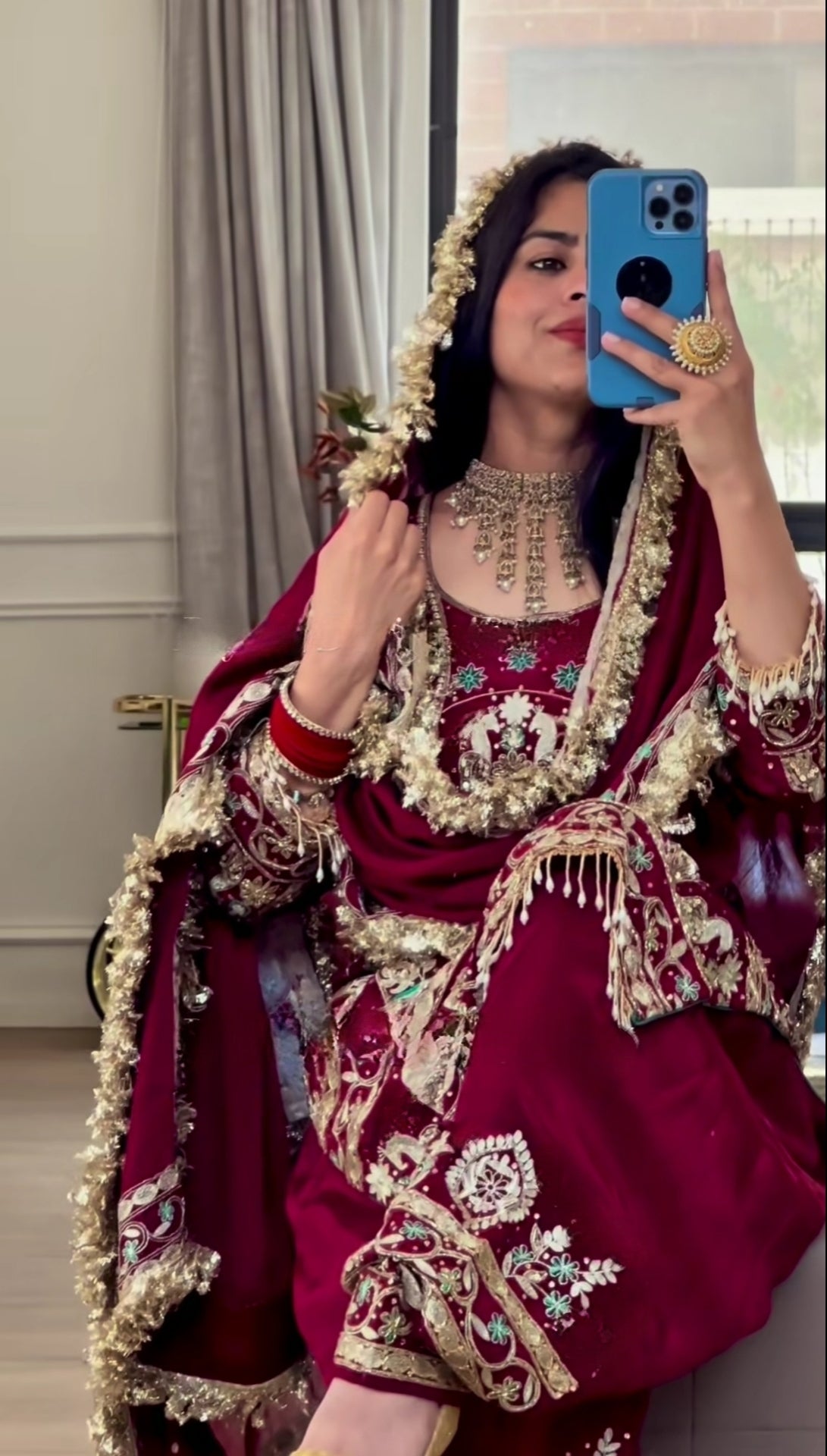 Designer Dhoti Salwar Set with Dupatta – Now in New Colours-NF1247