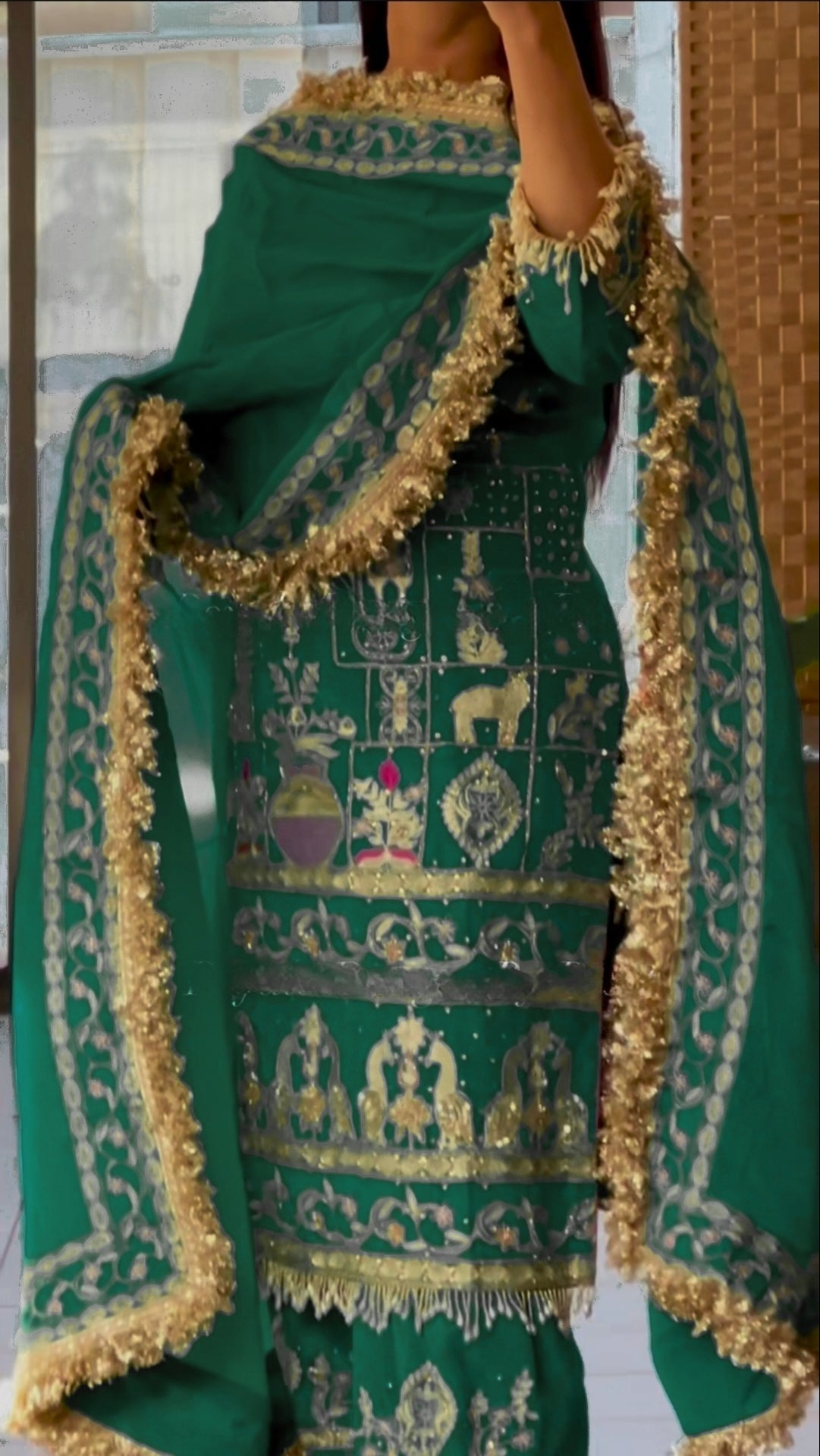 Designer Dhoti Salwar Set with Dupatta – Now in New Colours-NF1247