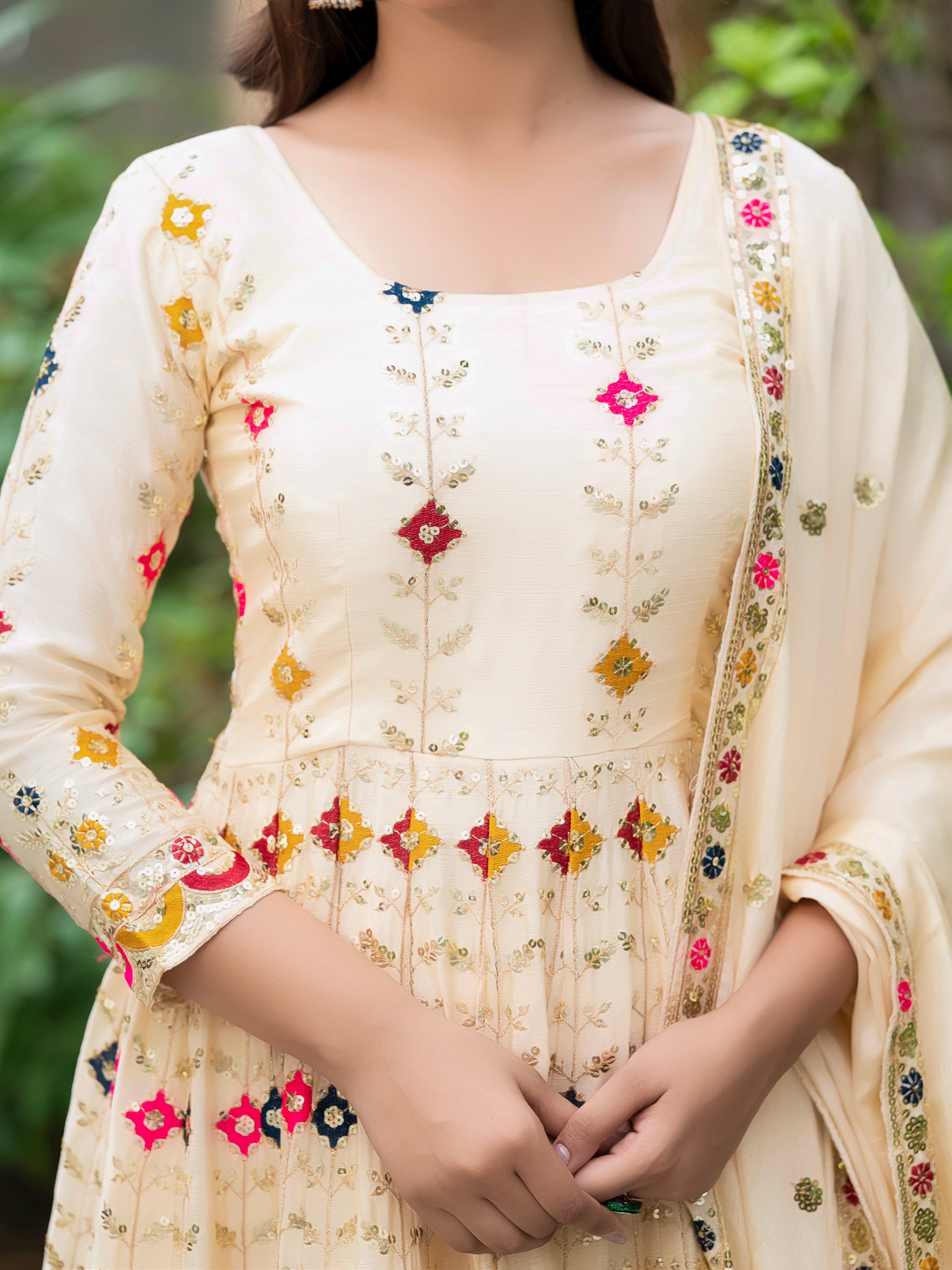 Premium Alia Cut Anarkali Suit with Dupatta – Luxury Party Wear