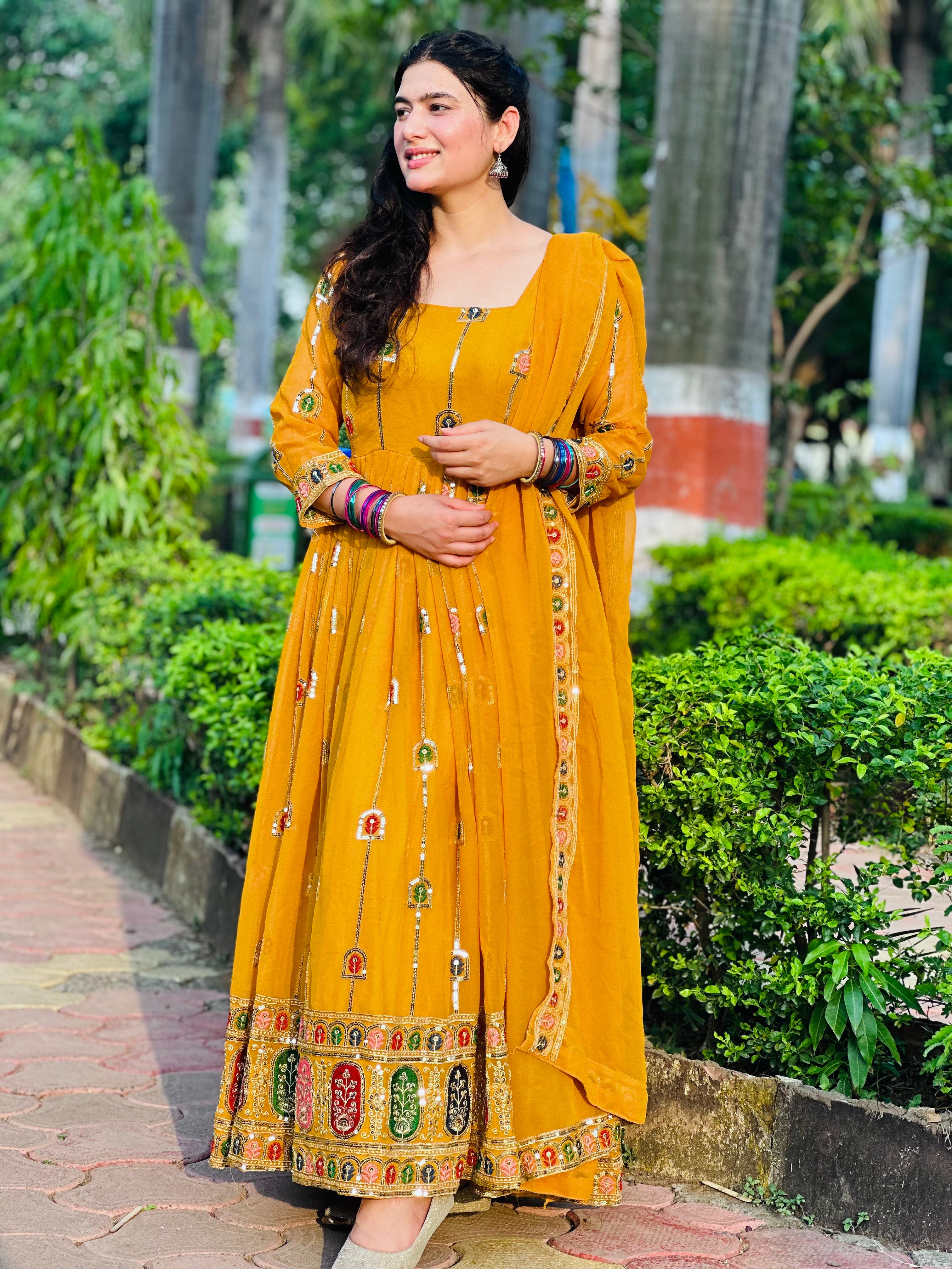 Real Modelling New Designer Anarkali Suit- ND-5016