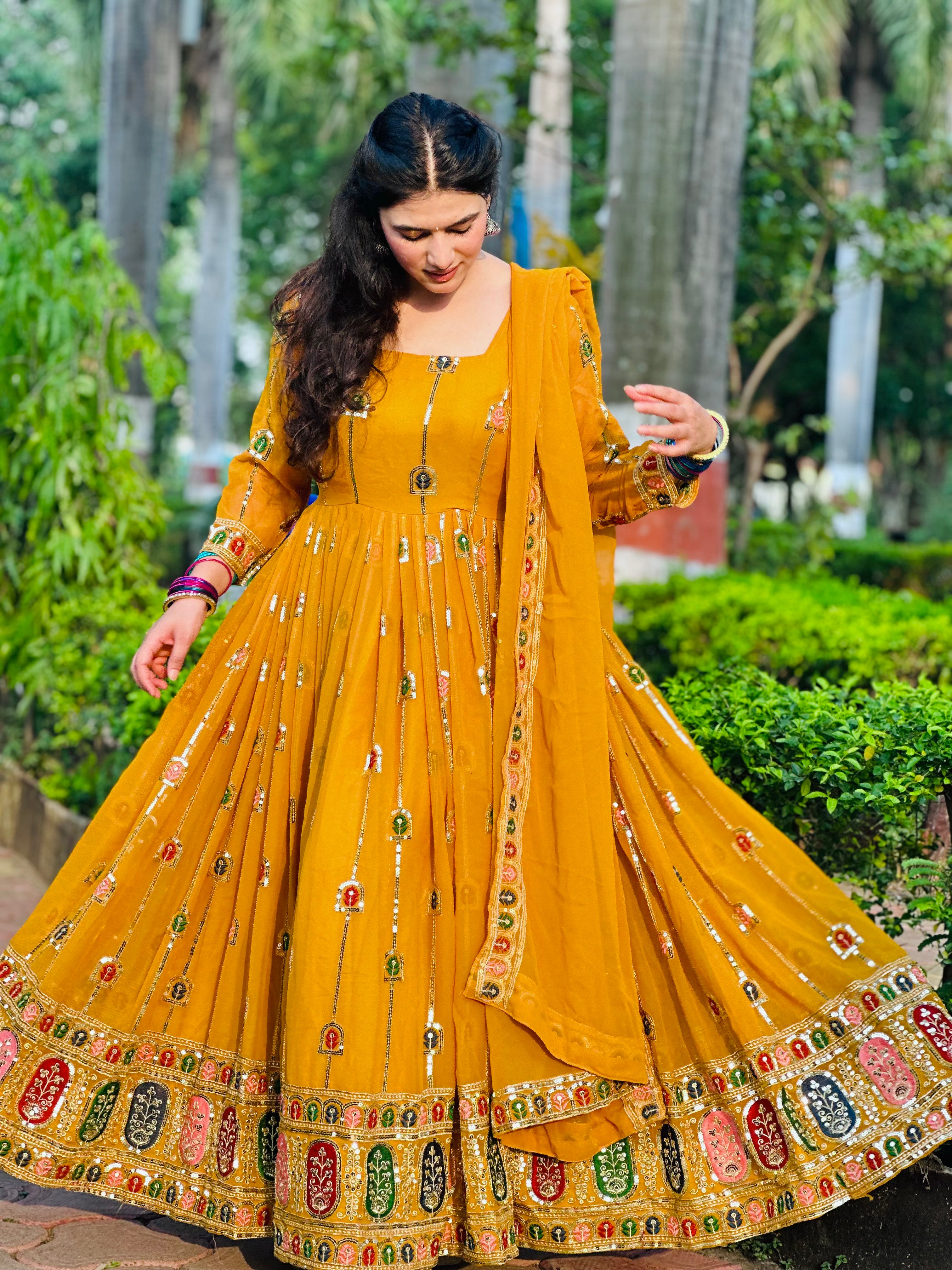 Real Modelling New Designer Anarkali Suit- ND-5016