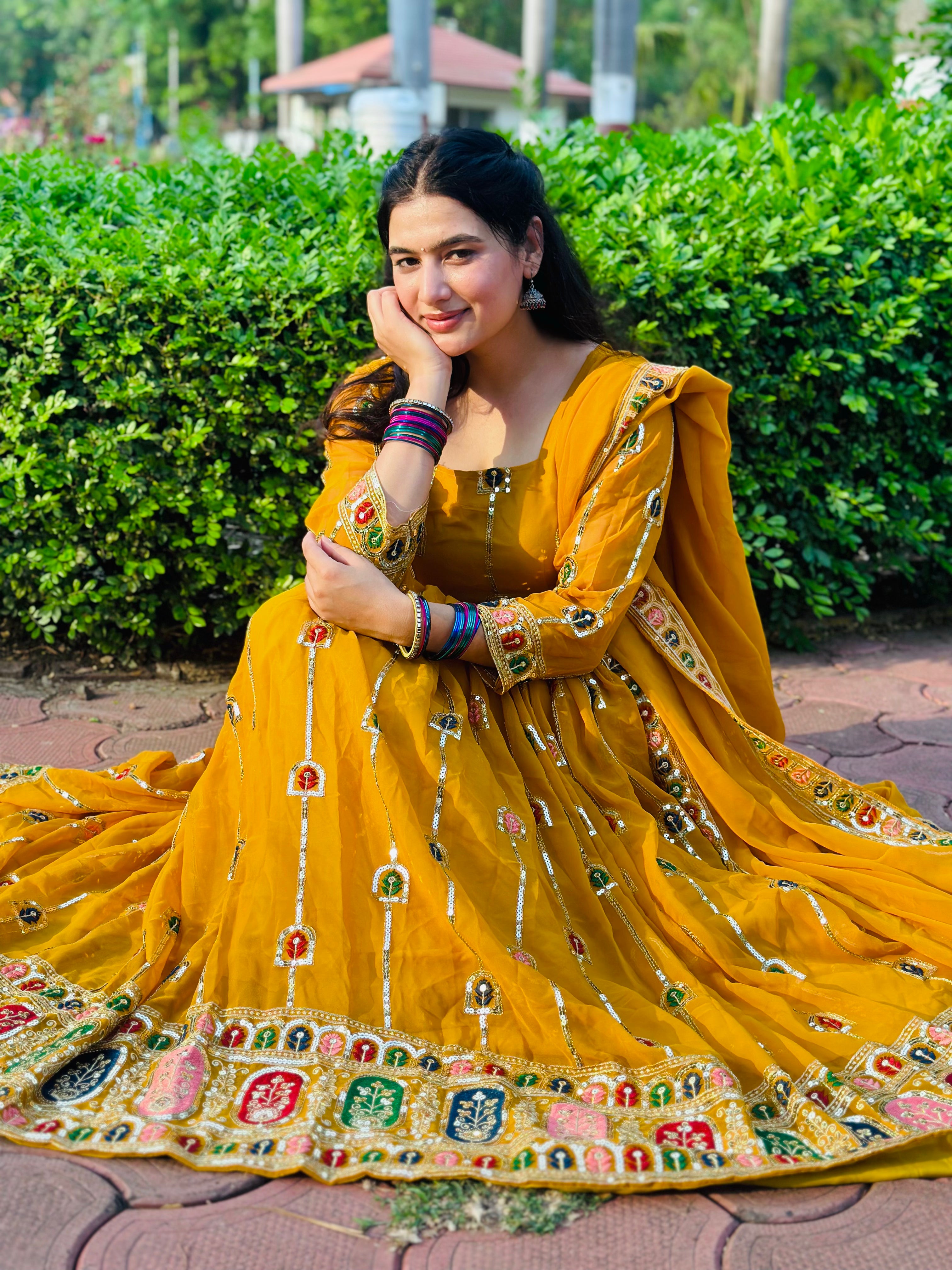Real Modelling New Designer Anarkali Suit- ND-5016