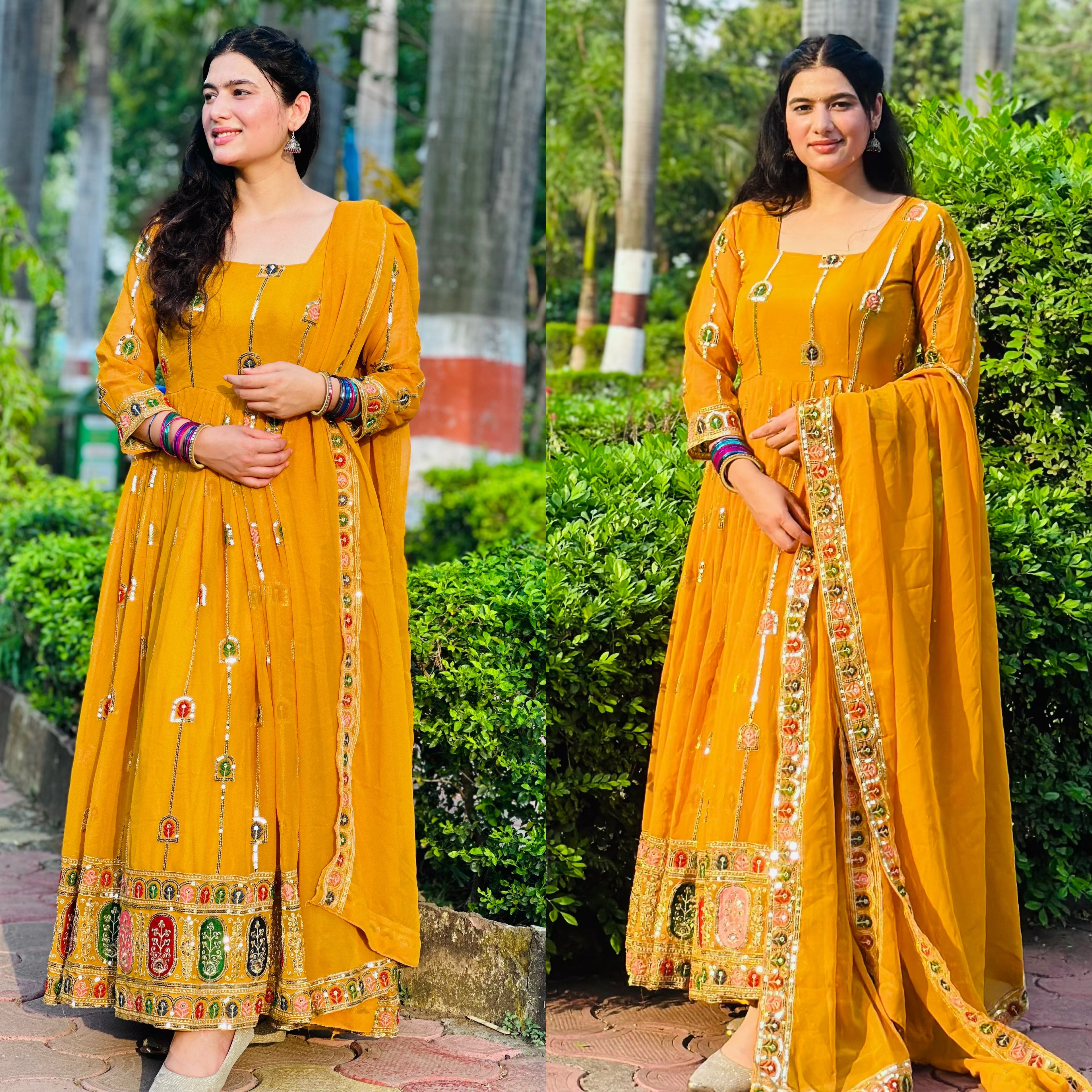 Real Modelling New Designer Anarkali Suit- ND-5016
